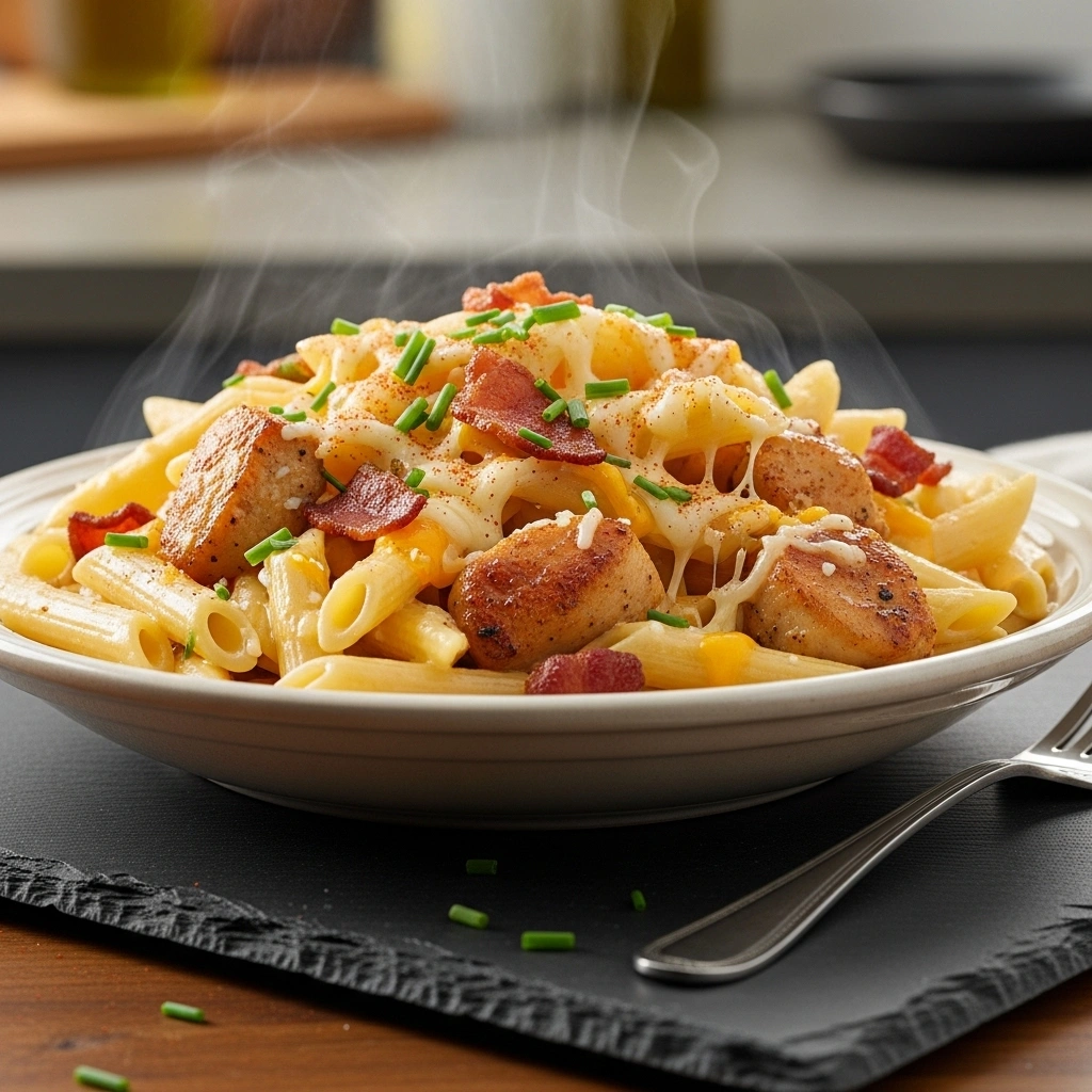 Chicken Bacon Ranch Pasta