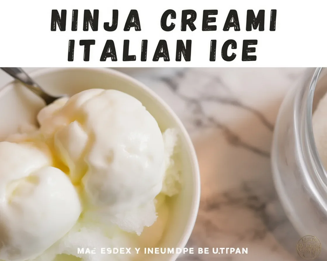 Colorful bowls of various Italian ice flavors made with Ninja Creami.